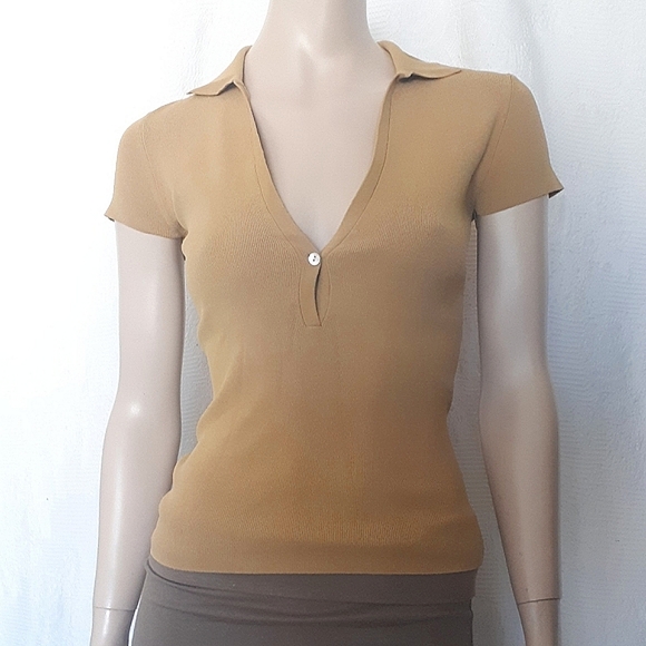 Fitted Knit T-shirt - Picture 1 of 8